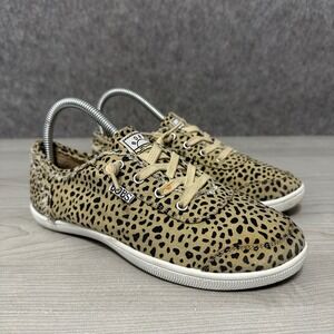 Skechers BOBS B Cute Perrrsonality Leopard Print Sneakers Womens 6.5 113832 LPD